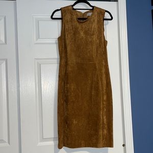 Calvin Klein suede dress size 10